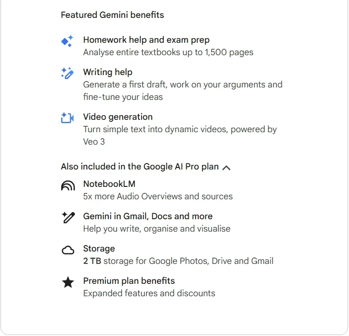google gemini benifits.