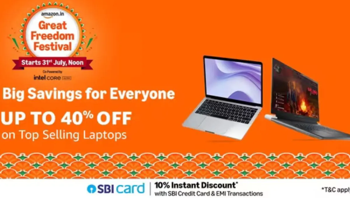 Amazon Freedom Sale 2025: विद्यार्थ्यांसाठी बेस्ट परफॉर्मन्स लॅपटॉपवर 50% ची बंपर डिस्काउंट!