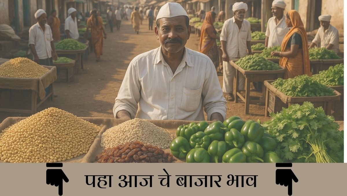 Today’s Market Rates: ज्वारीला मागणी कायम सोयाबीन, बेदाणा, ढोबळी मिरची, कोथिंबीरचे आजचे बाजारभाव काय?
