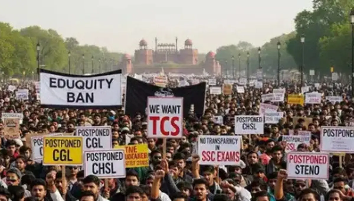 SSC Protest: तांत्रिक अडचणी, रद्द झालेल्या शिफ्ट्समुळे देशभरात निदर्शने, #SSCMisManagement ट्रेंड